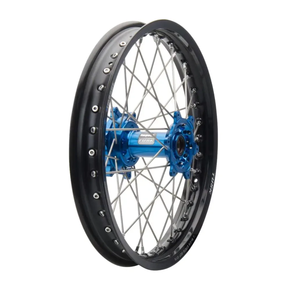 Complete Wheel black silver blue