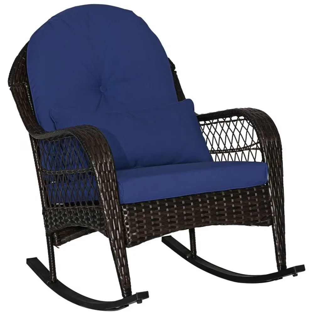 Patio Furniture gray blue brown
