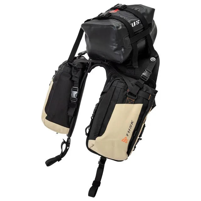 Rackless Luggage black tan 2022pack