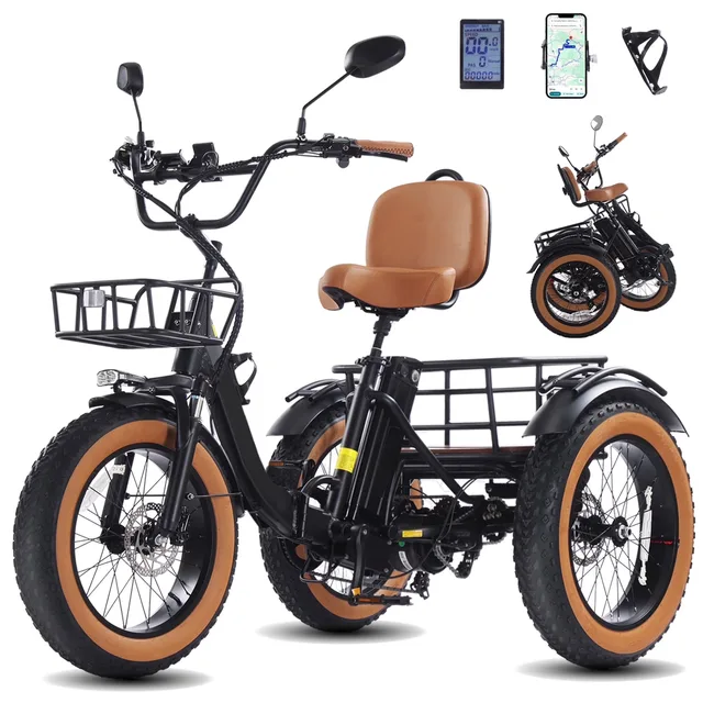 Electric Bike 1200w folding green