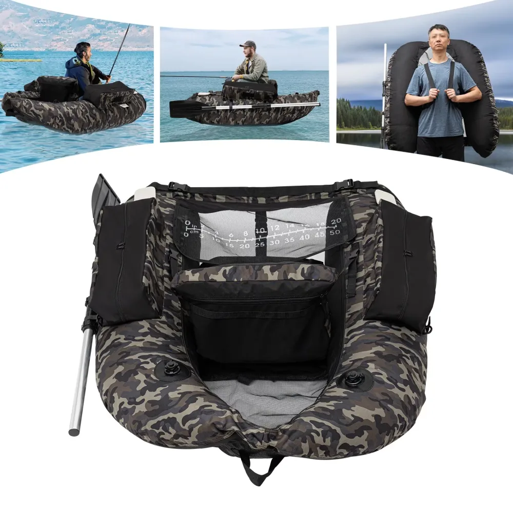 Inflatable Fishing 286lbs portable adjustable
