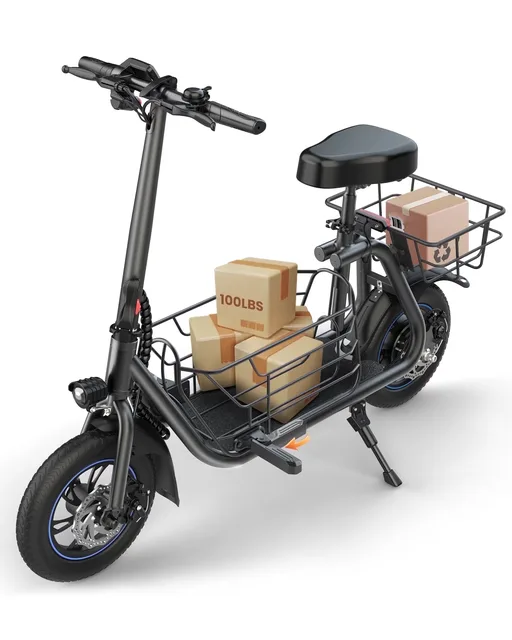 Electric Scooter 550w black red