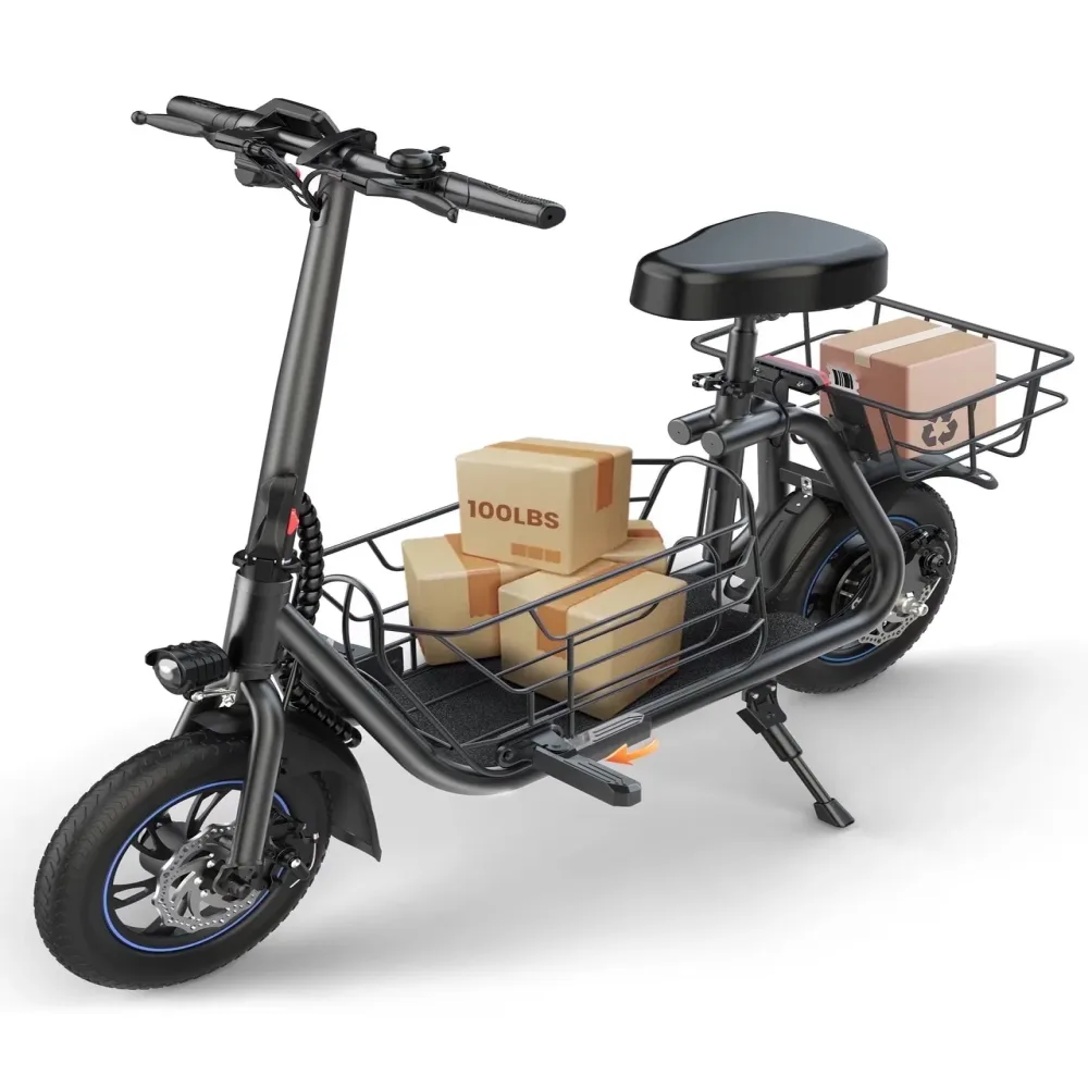 Electric Scooter 550w black red
