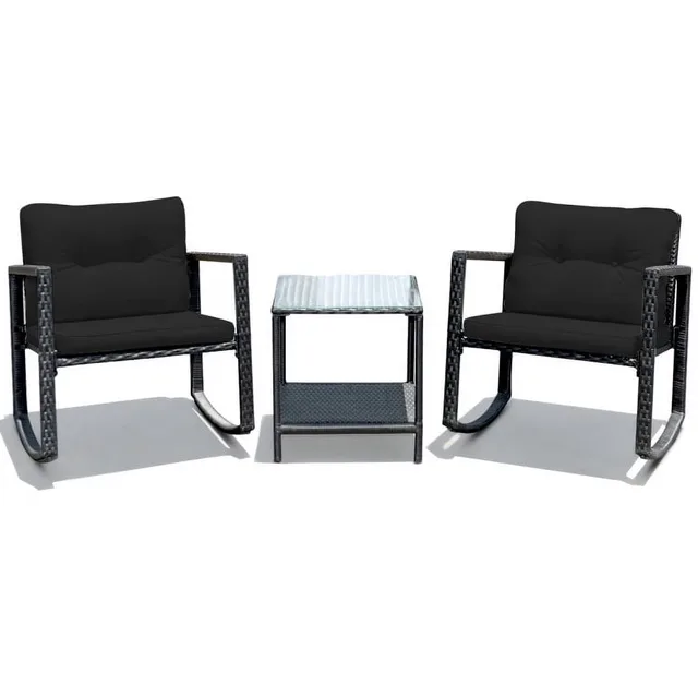 Patio Furniture gray black 25"
