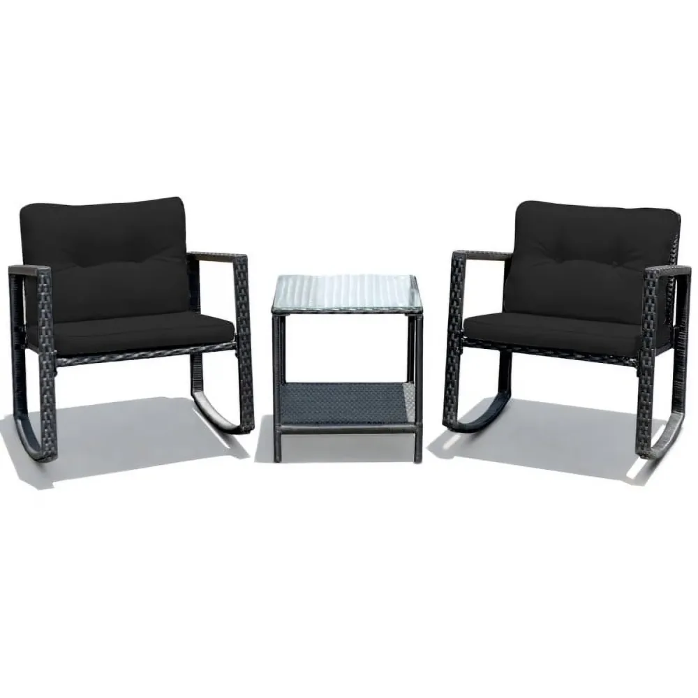 Patio Furniture gray black 25"