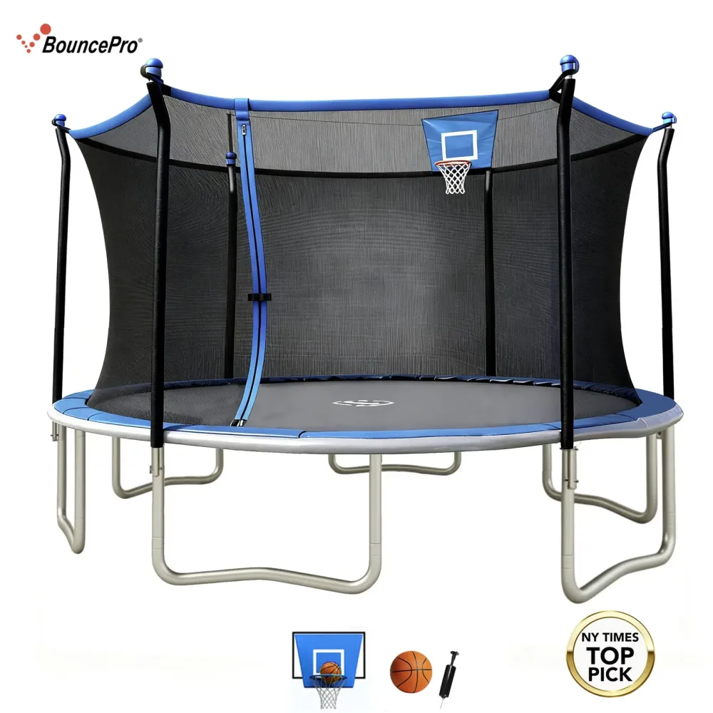 Steel Frame 14ft heavy-duty blue