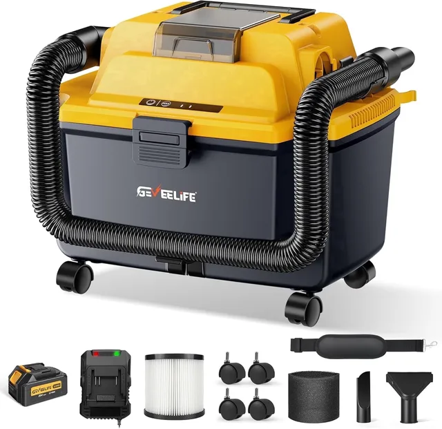 Dry Vacuum 4.3 gallon 20v 10.5 ft