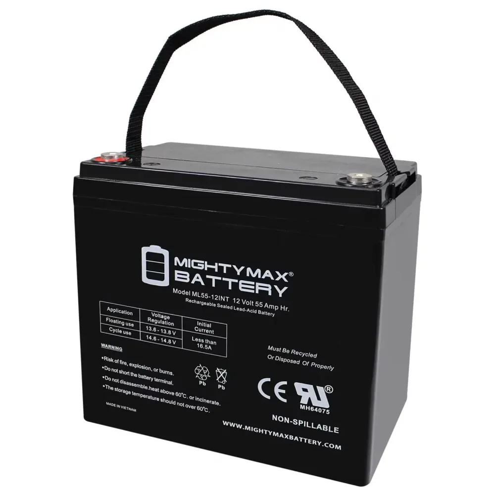 Battery 12v 12 volt 9.02 in