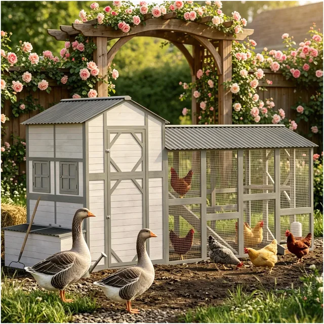 Chicken Coop gray
