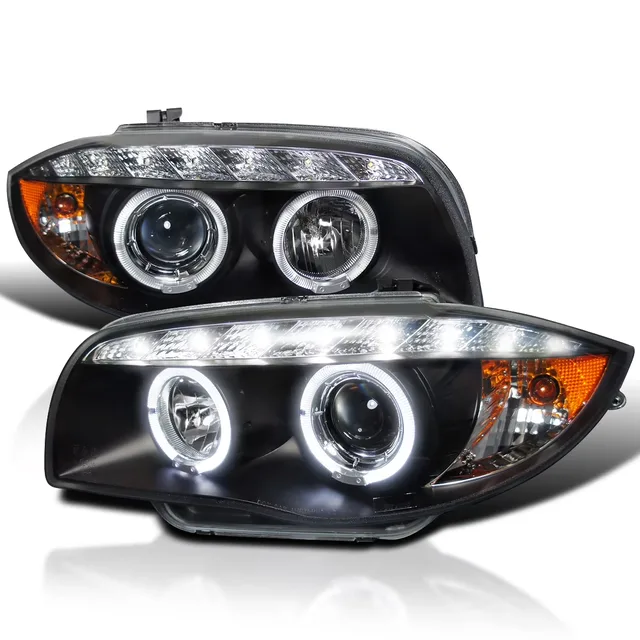 Projector Headlights led black waterproof