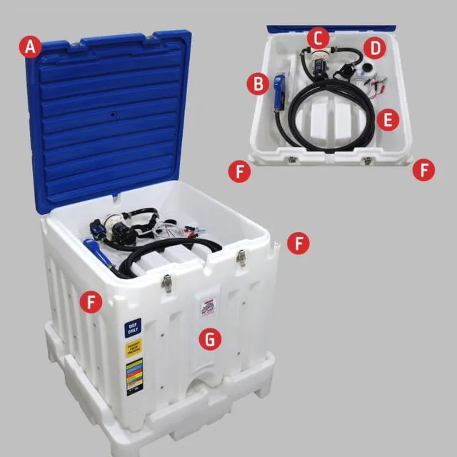 Tank 80 gallon portable