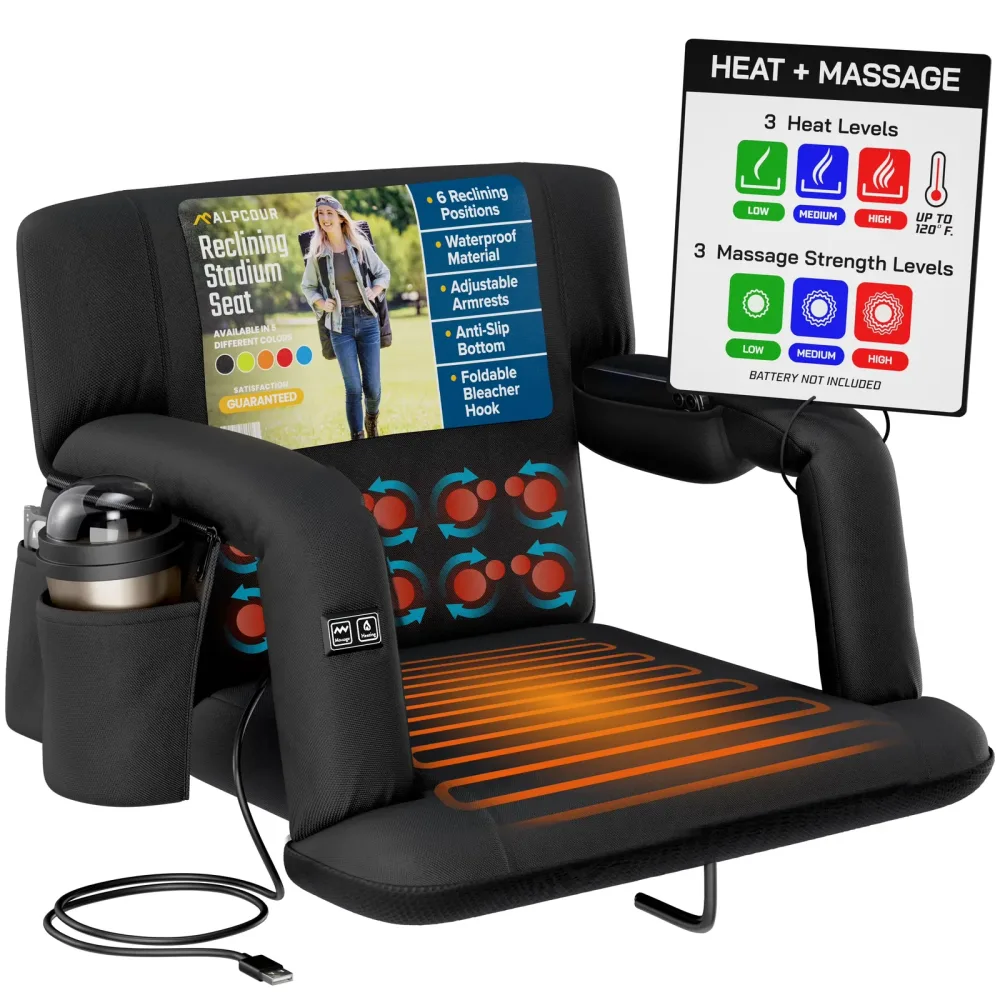 Stadium Seat 21 in portable adjustable