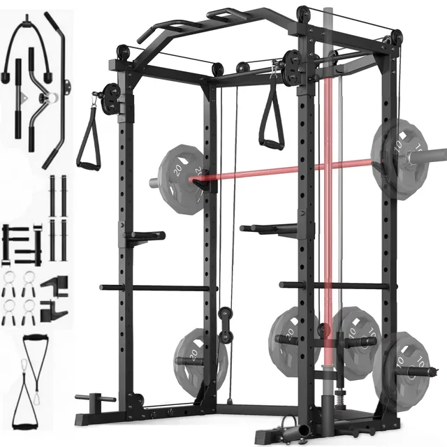 Power Rack 1600lbs black 2"