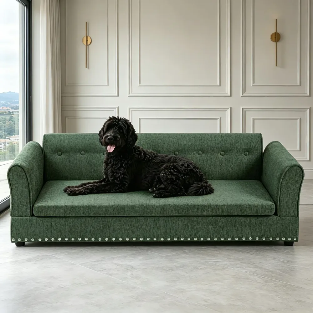 Sofa Bed green 55" 26.5"