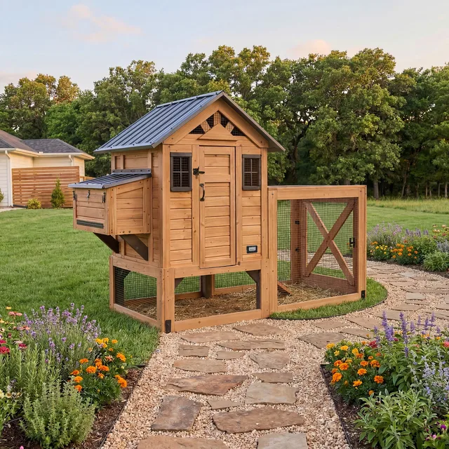Chicken Coop 295 lb locking heavy-duty