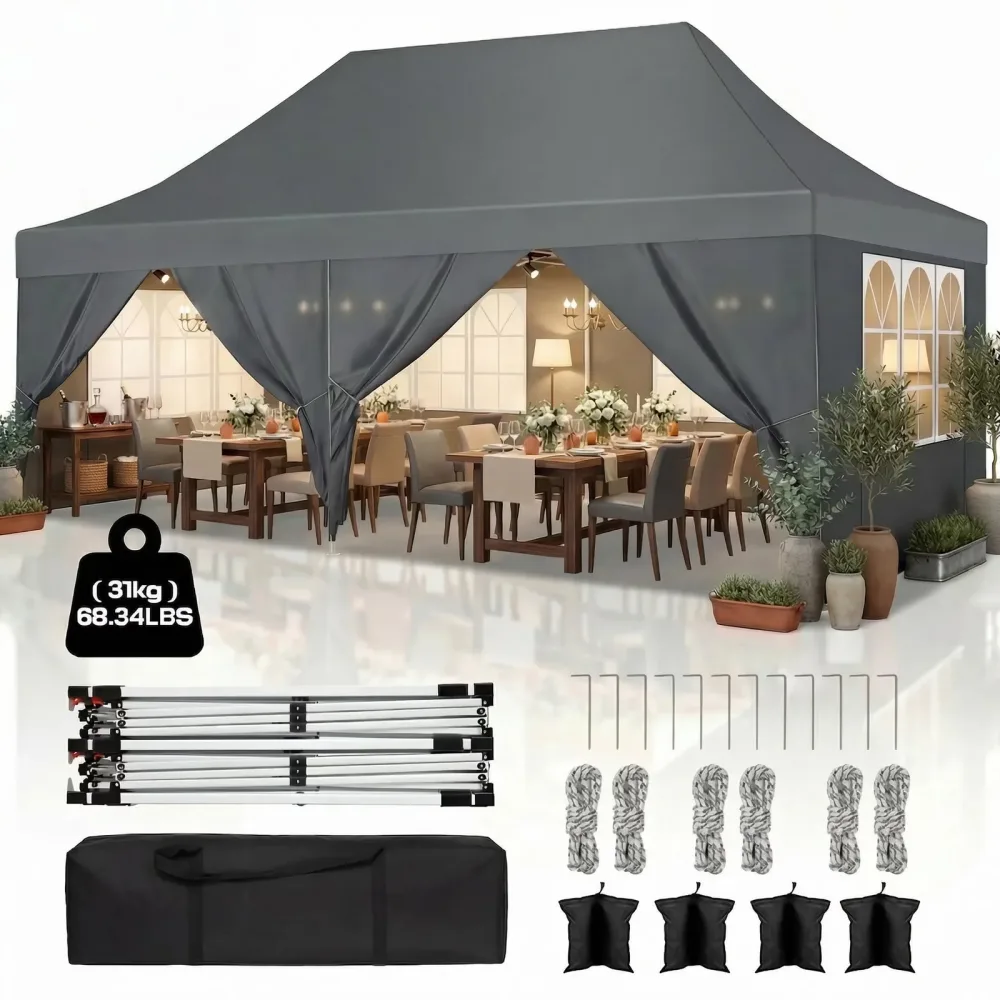 Canopy Tents waterproof white gray