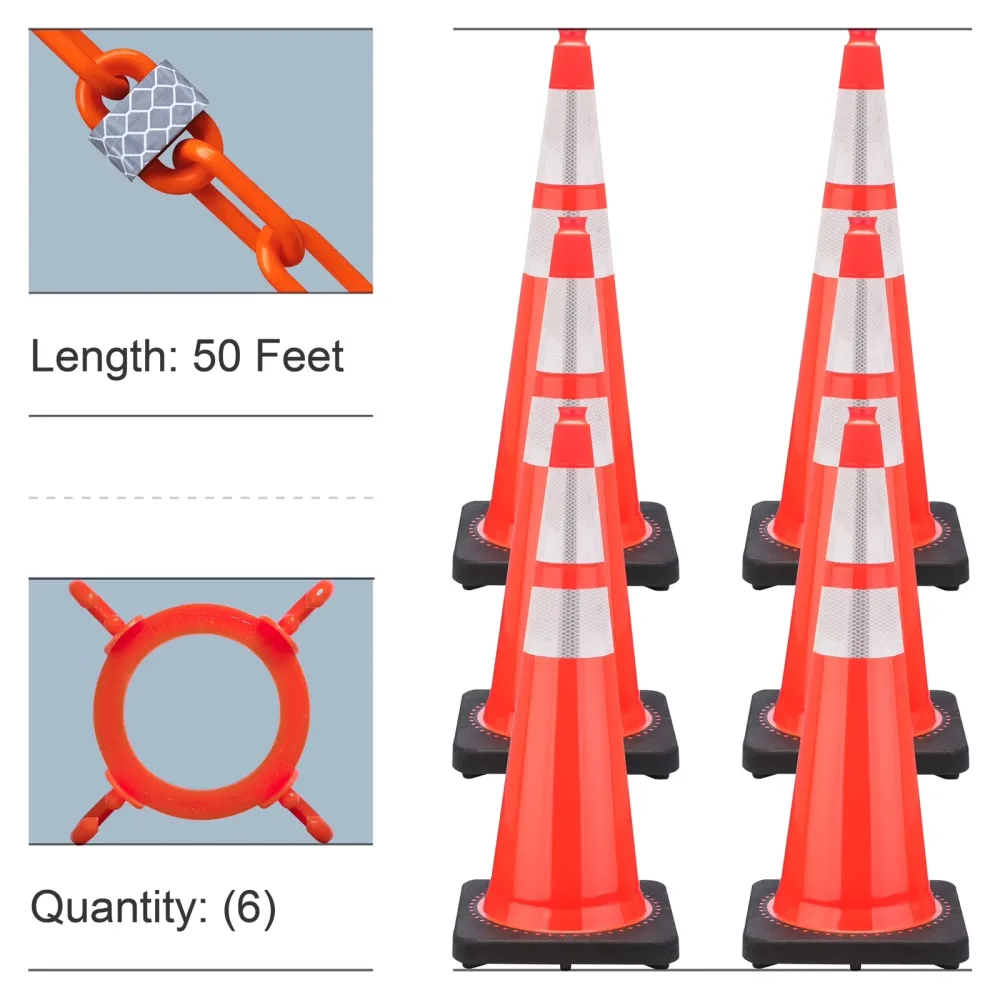 Alarms & Safety 36" orange 36 in