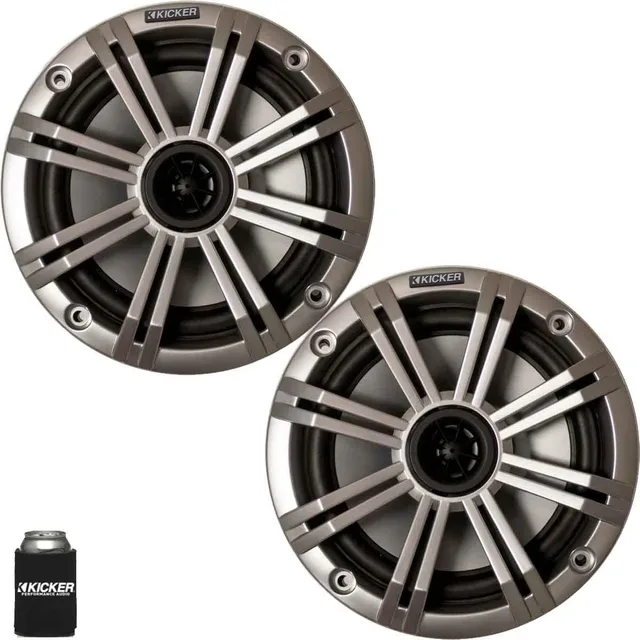Speaker 6.5" 1 pair silver