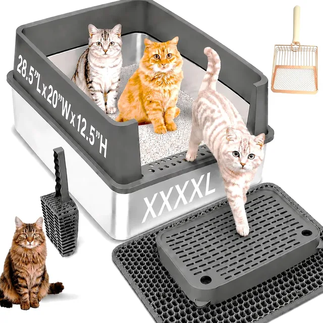 Cat Litter gray 28.5" 20"