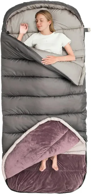 Sleeping Bag gray 90 cm 3.5 kg