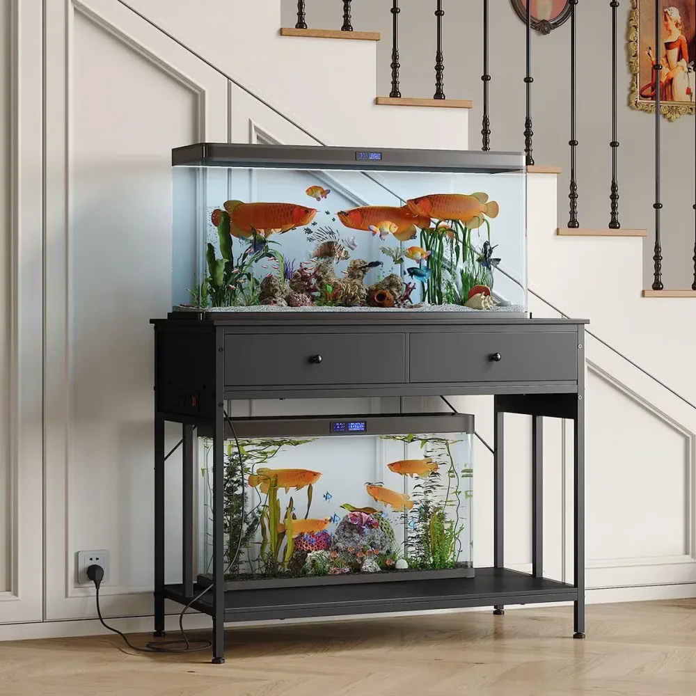 Fish Tank 40-50 gallon adjustable black