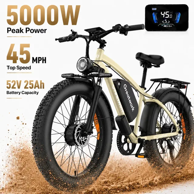 Electric Bike 5000w 52v 26"