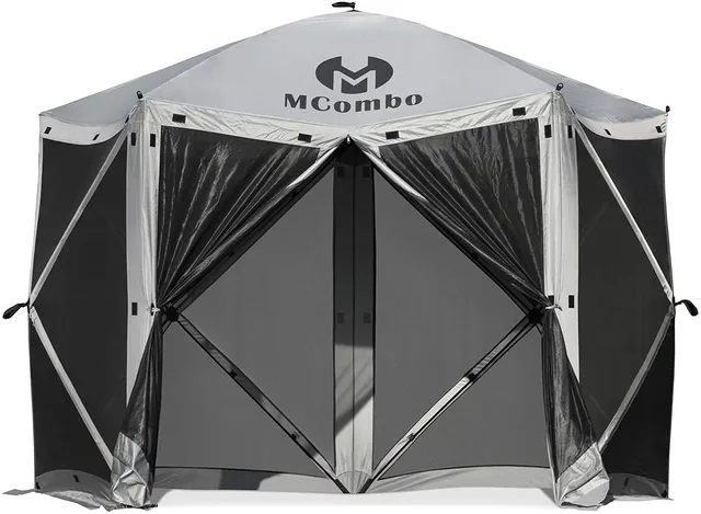 Tent Canopy 5-7 persons portable gray