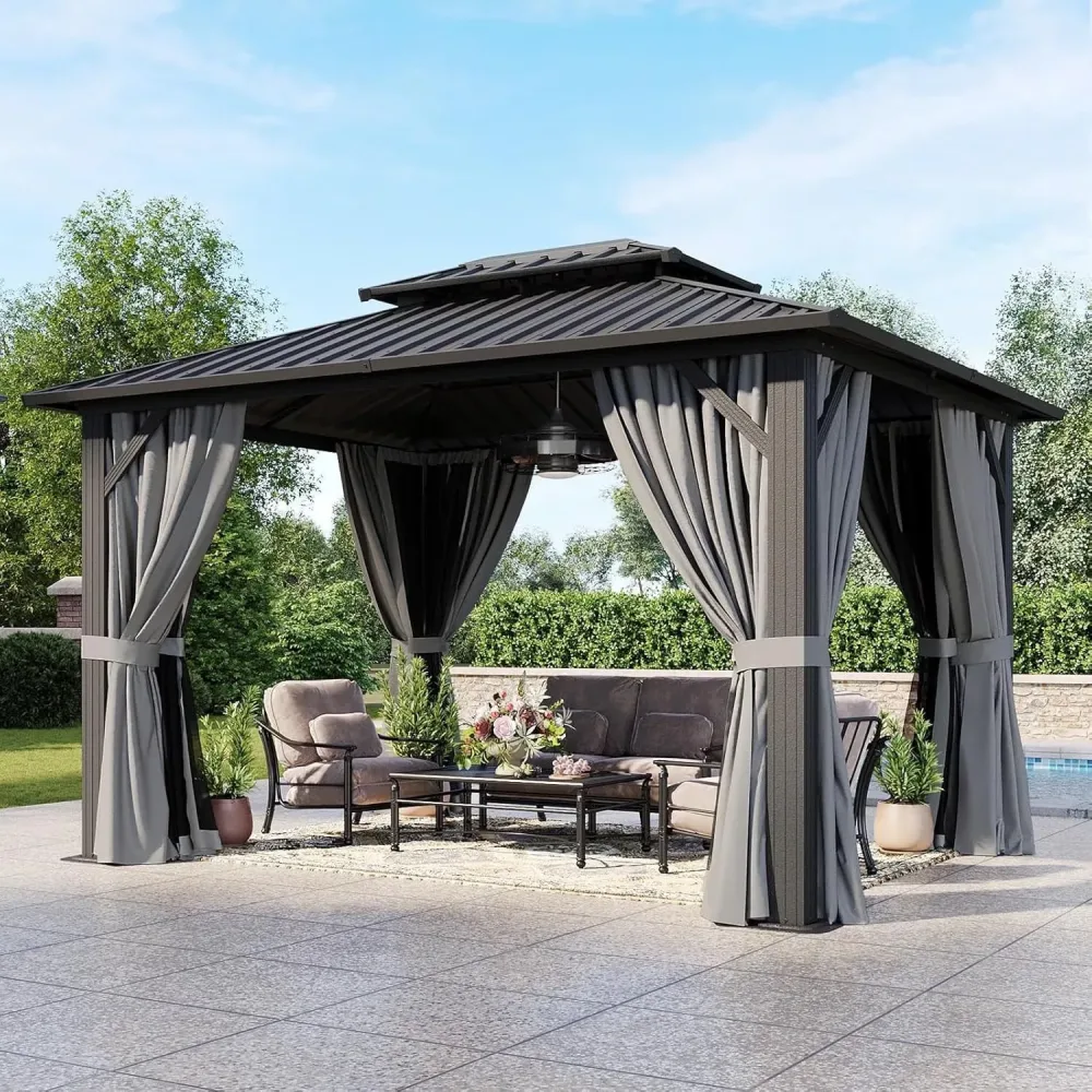 Garden Patio 10' 8' black