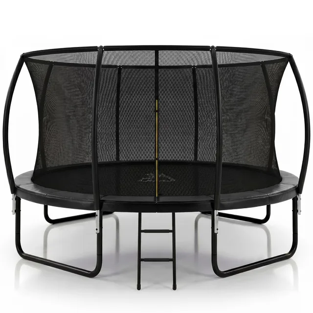 Backyard Trampoline 14ft 400 lbs black