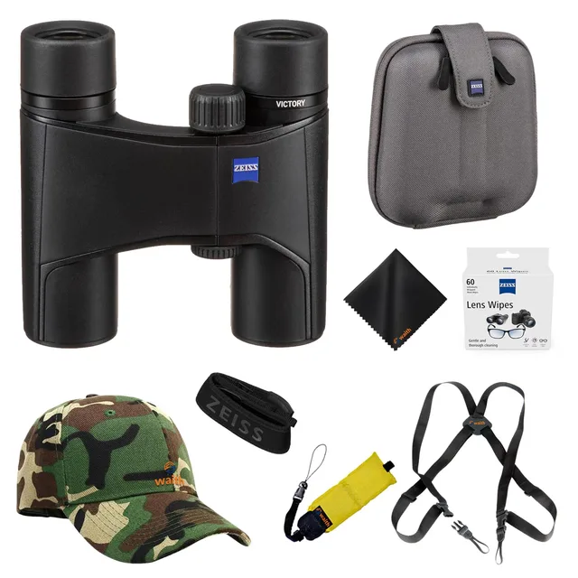 Binoculars black yellow 25mm
