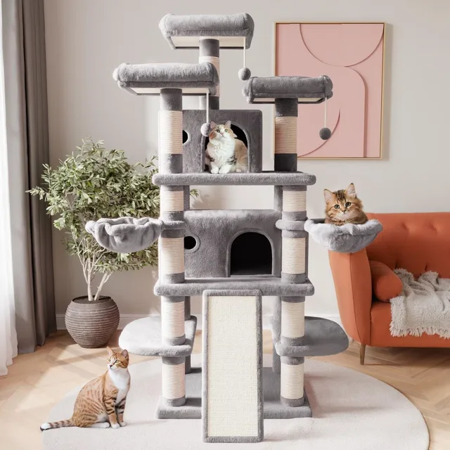 Furniture & Enrichment 68 inches grey