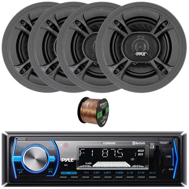 Stereo Receiver 6.5" 300w bluetooth