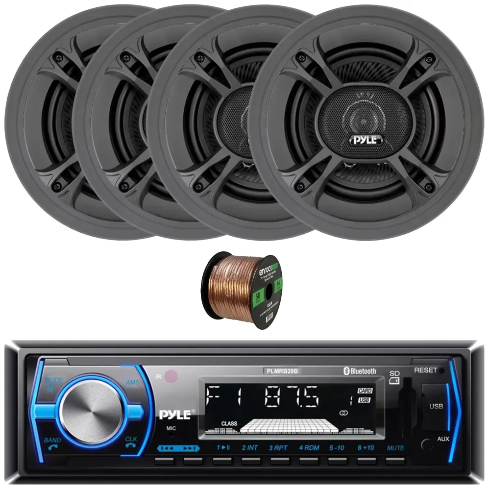 Stereo Receiver 6.5" 300w bluetooth