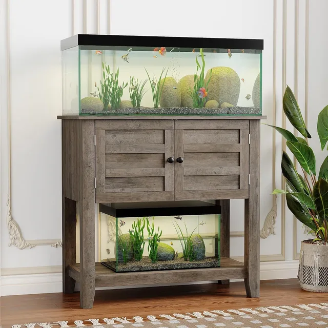 Aquarium Stand 20-29 gallon gray 660 lbs