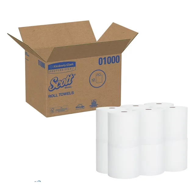 Towel 1000ft white 1.5 inch