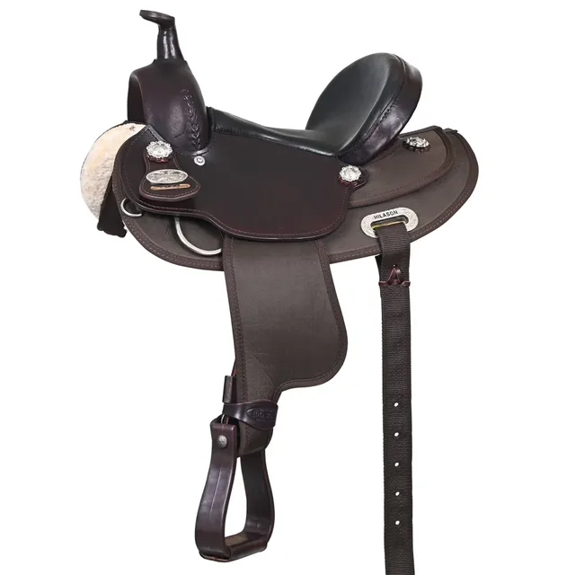 Saddle 12" brown 5 inches