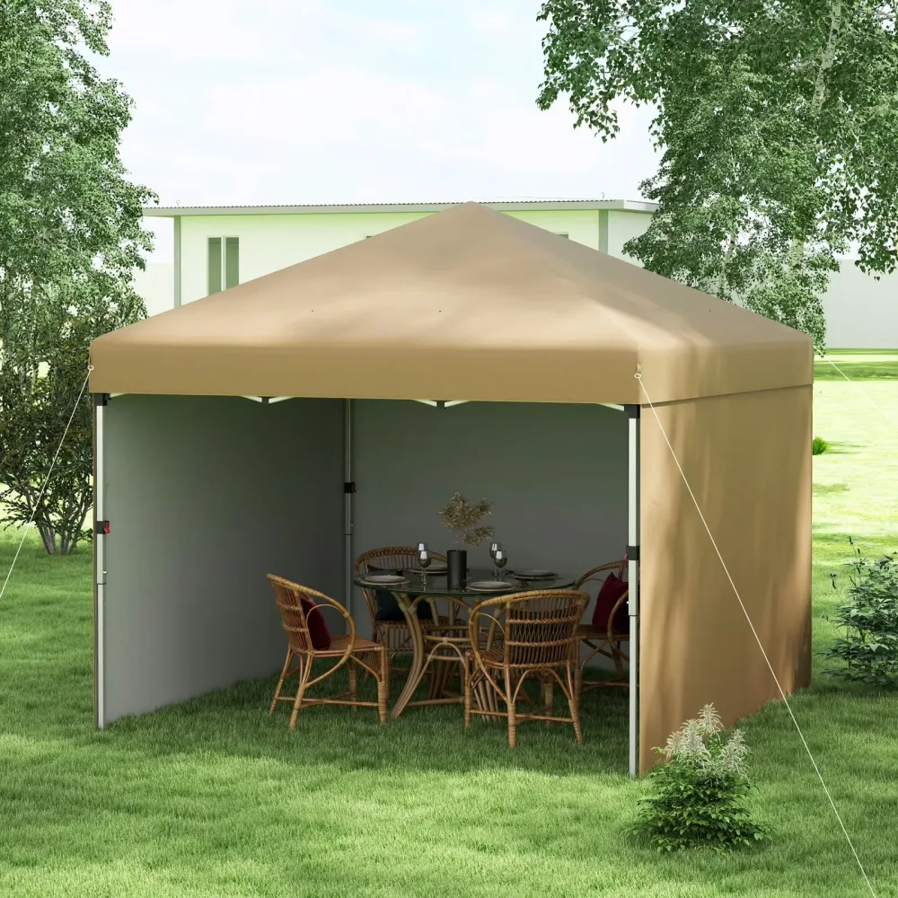 Canopy 10' black beige