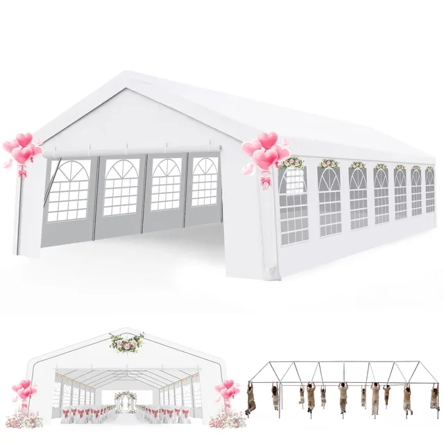 Party Tent waterproof white 339 pounds
