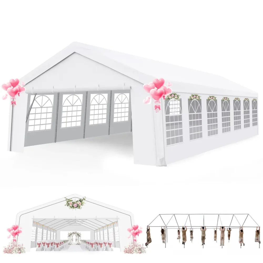 Party Tent waterproof white 339 pounds