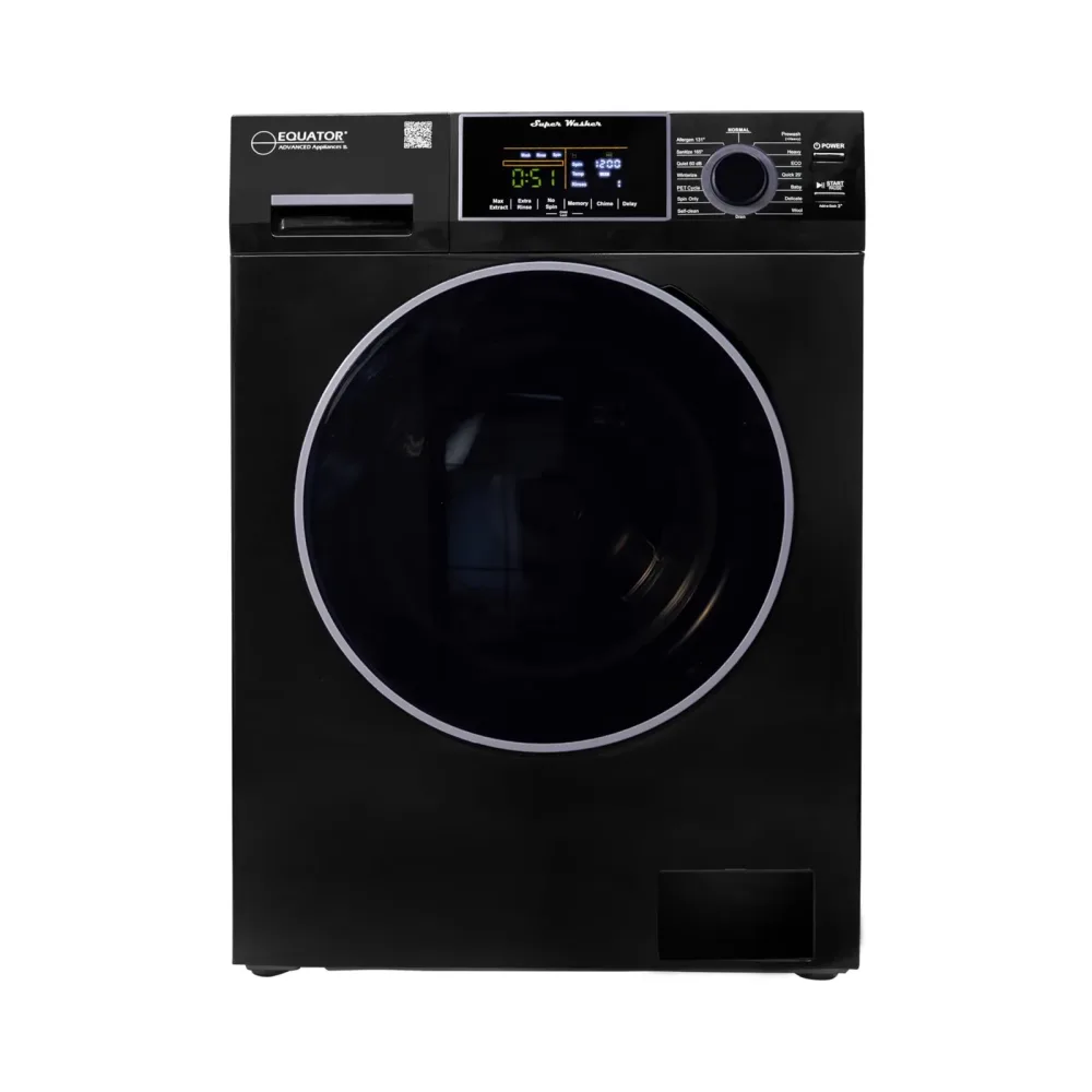 Washer 110v 15 lbs black