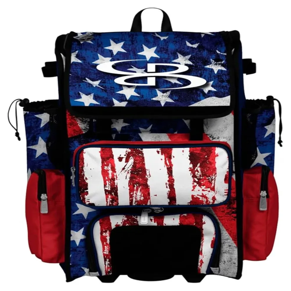 Bag red white 23.5"