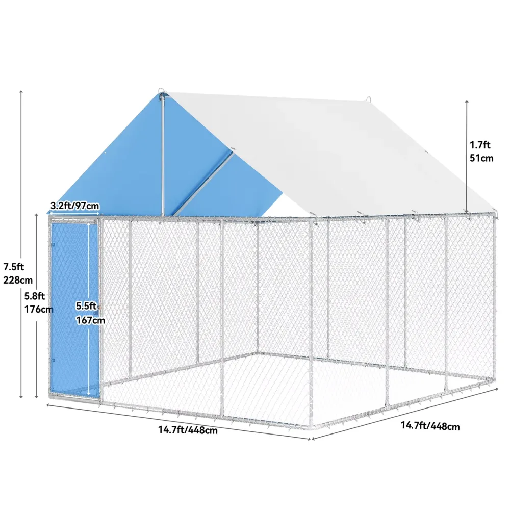 Crates & Gates 177.1" 90.5" heavy-duty