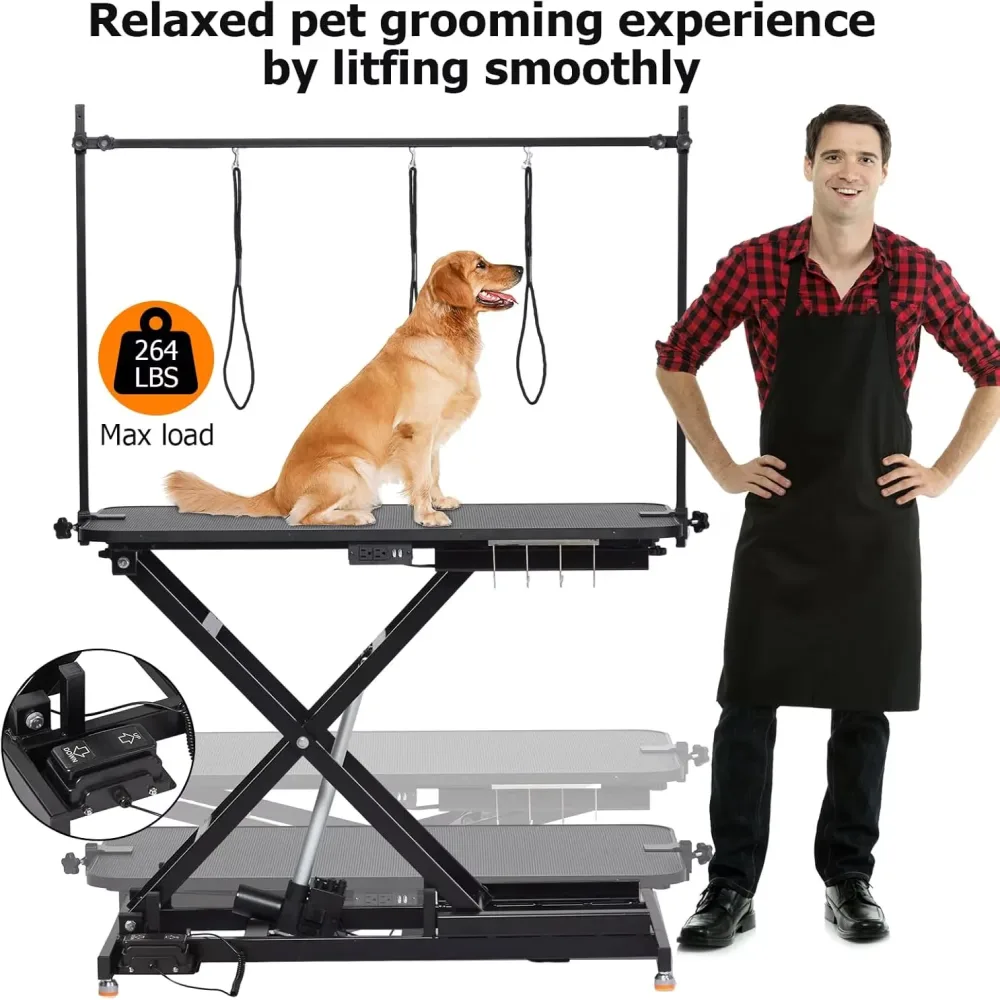 Dog Grooming 47inch adjustable black