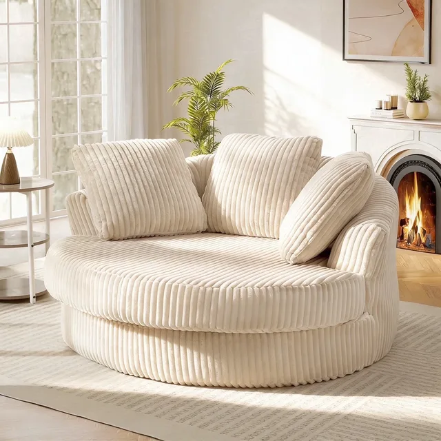 Chair 61" beige 65"