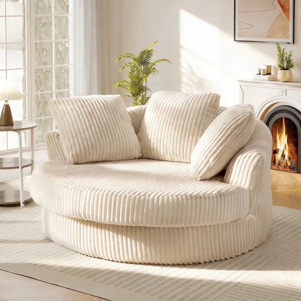 Chair 61" beige 65"