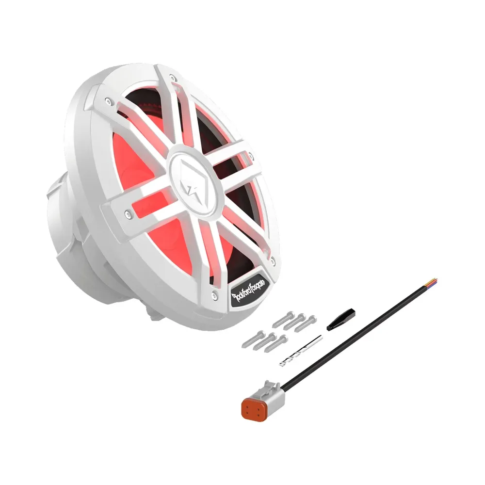 Audio Components 8" led white
