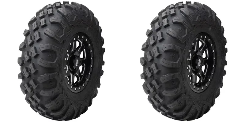 Radial Tire 2 pack 4" black