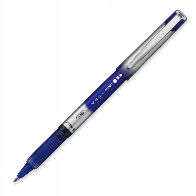 Pen 0.7 mm blue silver