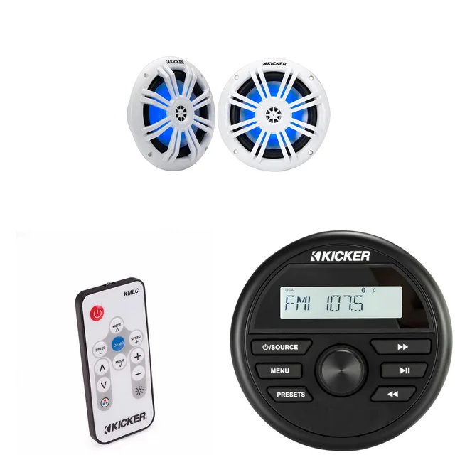 Receiver 6.5" led white