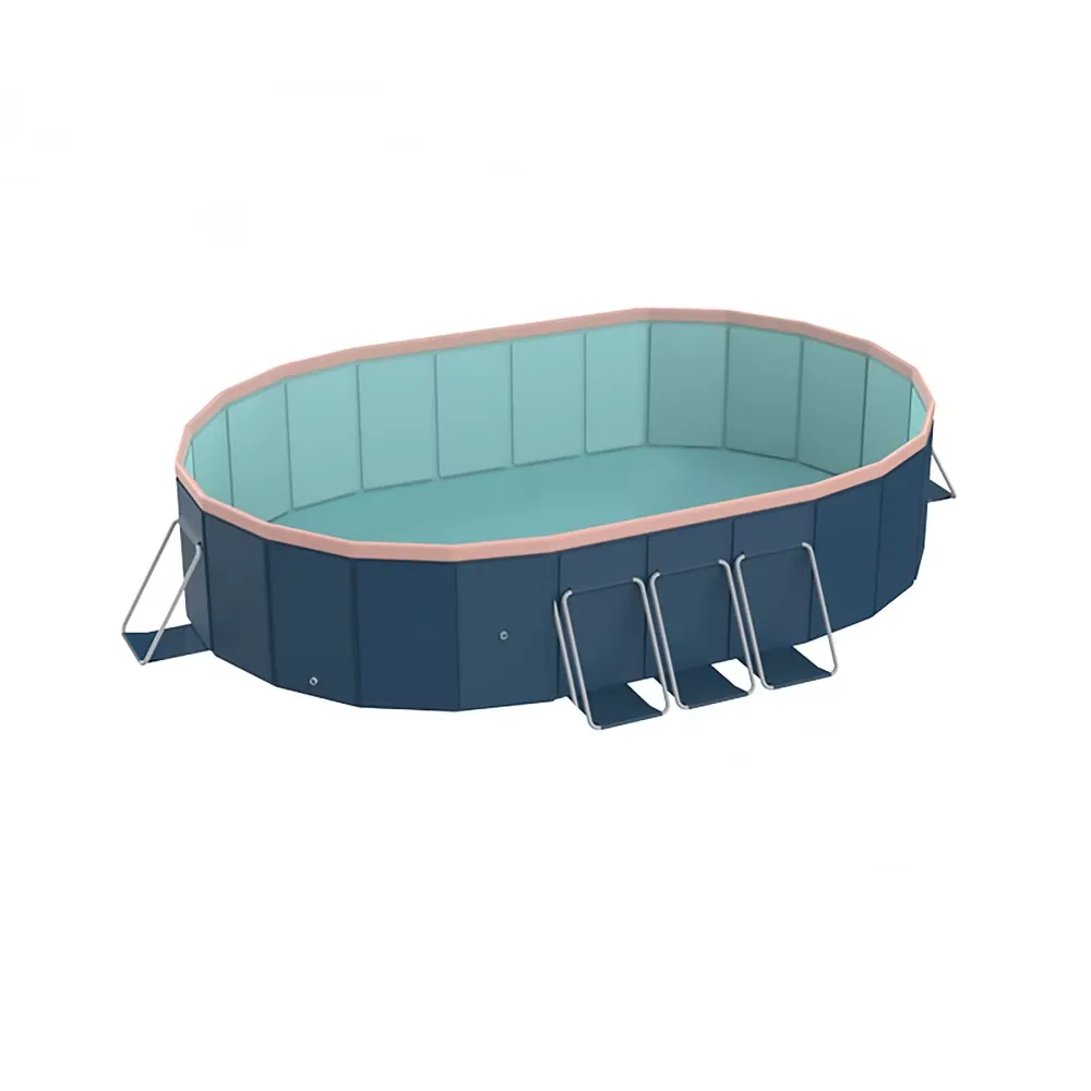 Folding Pool blue gray